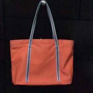 Lacoste Orange tote bag  10 L. X  14W X 6D